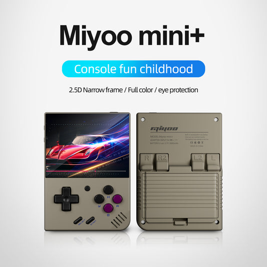 Consola Miyoo Mini + V3 Plus Gris 3,5 pulgadas